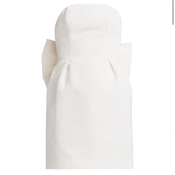Alexia Mara Dresses | Alexia Mara Bow Back Mini Dress in White | Color: White | Size: 4 | Jbrace9347'S Closet